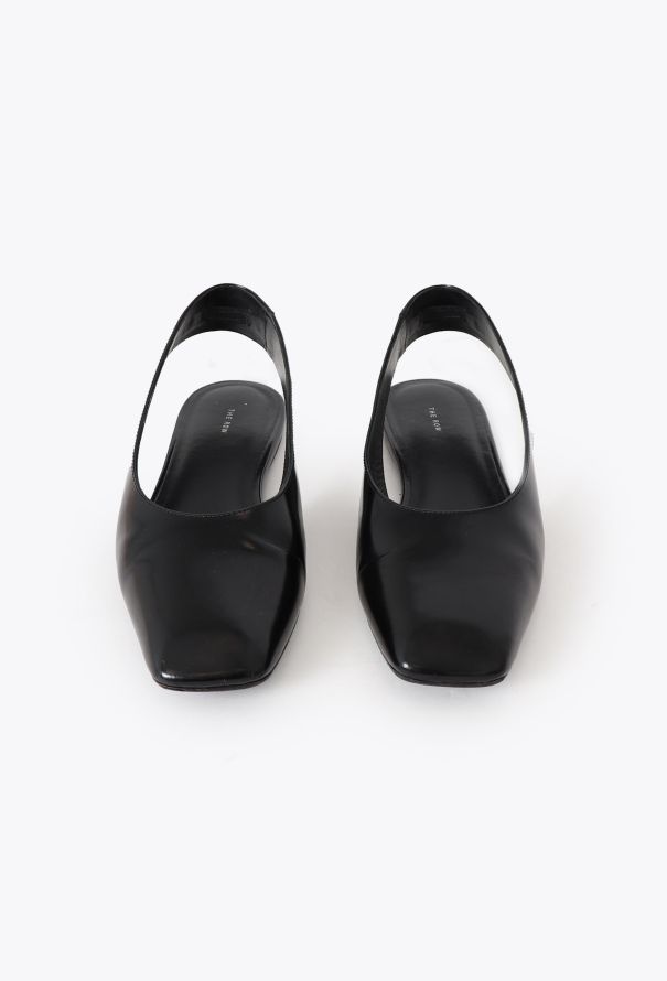 The Row S/S 2021 Sharp Calfskin Flats - 3