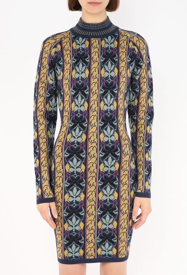 Alaïa Intarsia Bodycon Dress,  F/W 1990 - 4