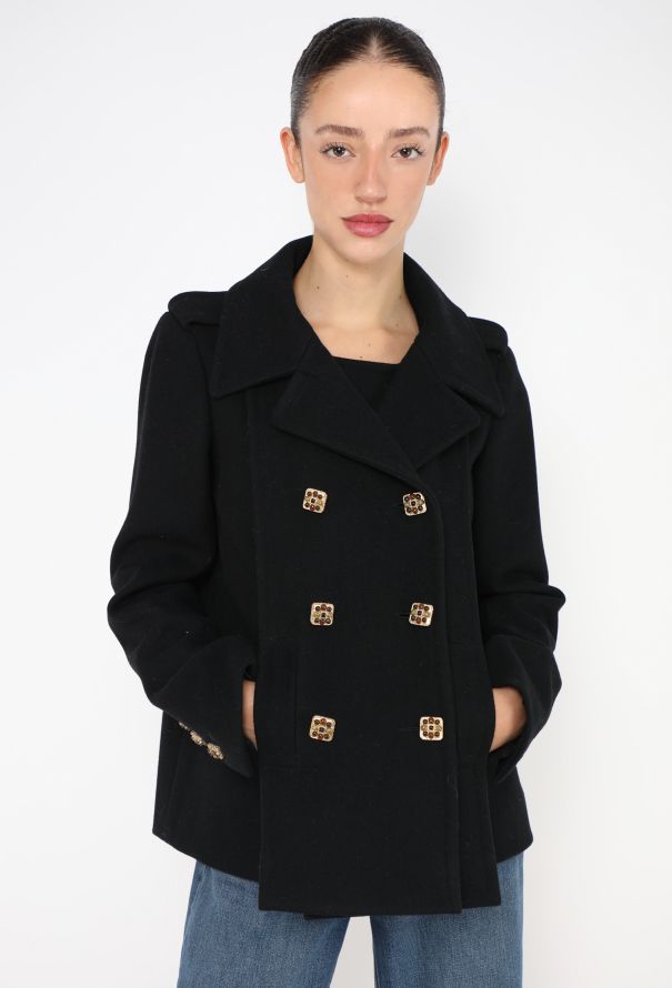 Chanel Pre-Fall 2011 Paris-Byzance Gripoix Peacoat - 1