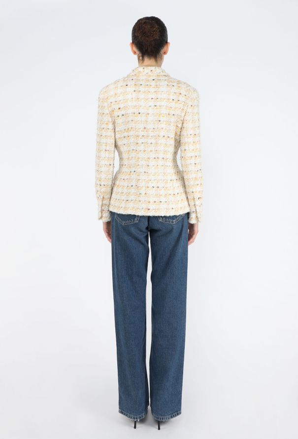 Chanel RARE S/S 1993 Tweed Hourglass Jacket - 5