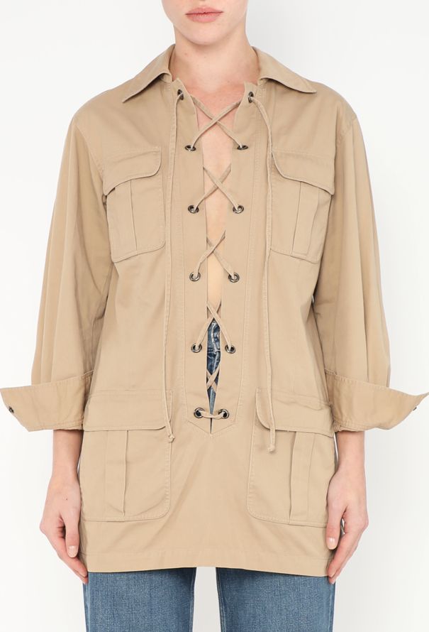 Saint Laurent Saharan Lace-Up Tunic,  1969 - 5