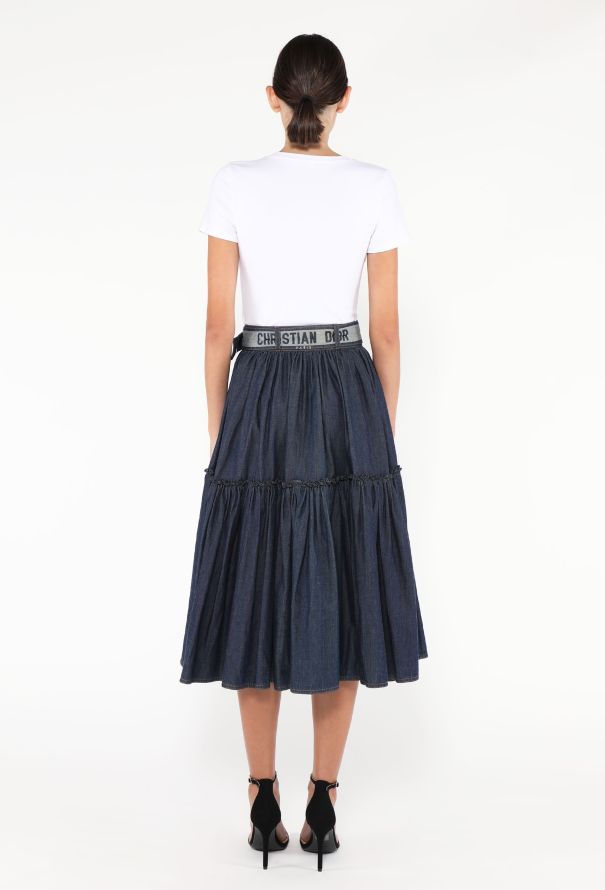 Dior Resort 2023 Denim Prairie Skirt - 5