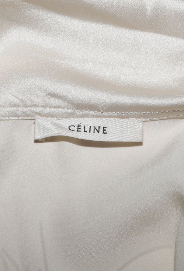 Céline Pre-Fall 2013 Silk Lavallière Blouse - 6