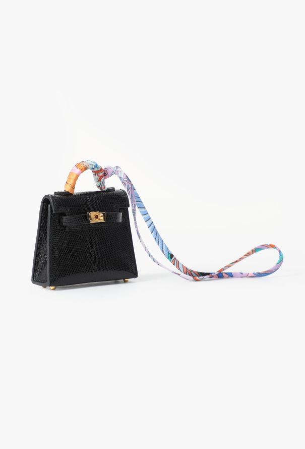 Hermès Lizard Kelly Twilly Bag Charm - 6