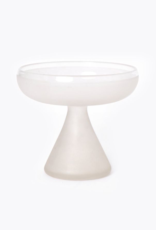 Vintage Objects & Decor 1940s Art Deco Frosted Pedestal Bowl - 1