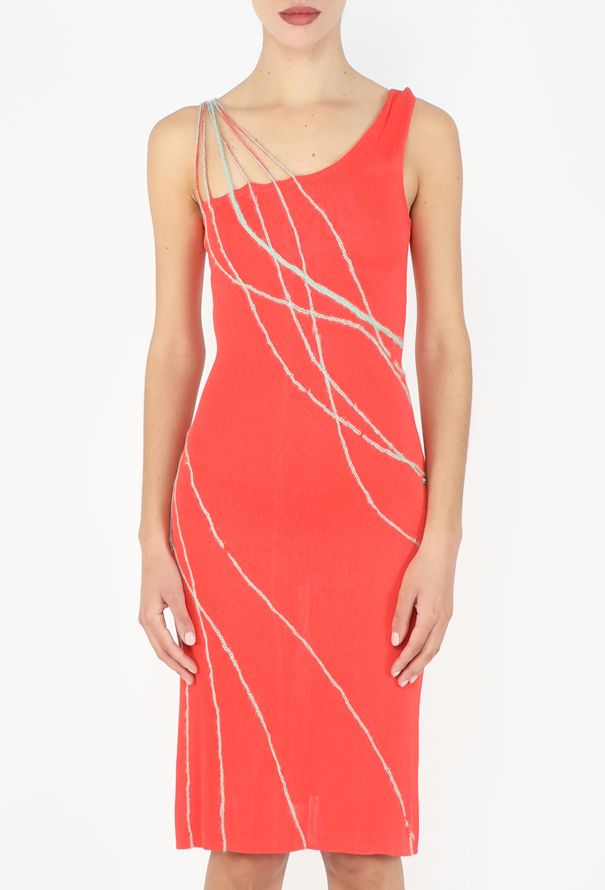 Versace CAMPAIGN S/S 1998 Braided One-Shoulder Dress - 2