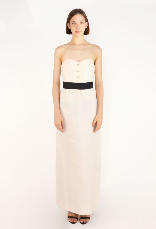 Givenchy Bicolor Silk Piqué Cape Ensemble, 1980s - 2