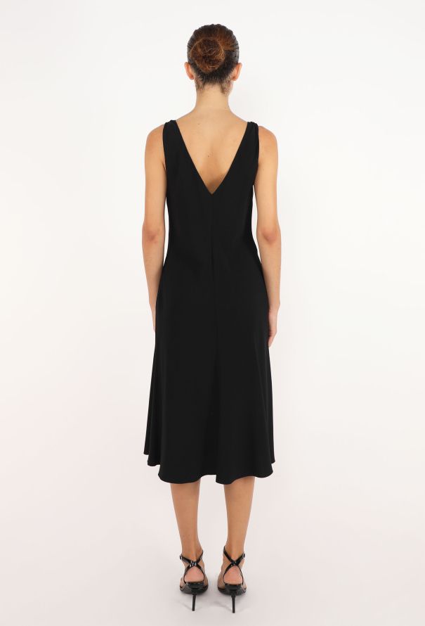 Prada Flared Crêpe Dress, Early 2000s - 4