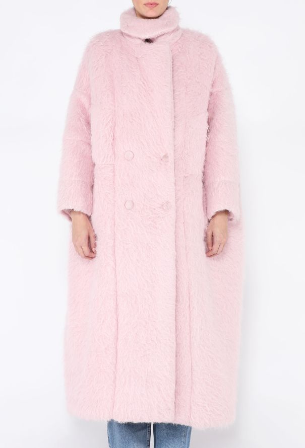 Dries Van Noten F/W 2024 Brushed Mohair Cocoon Coat - 5