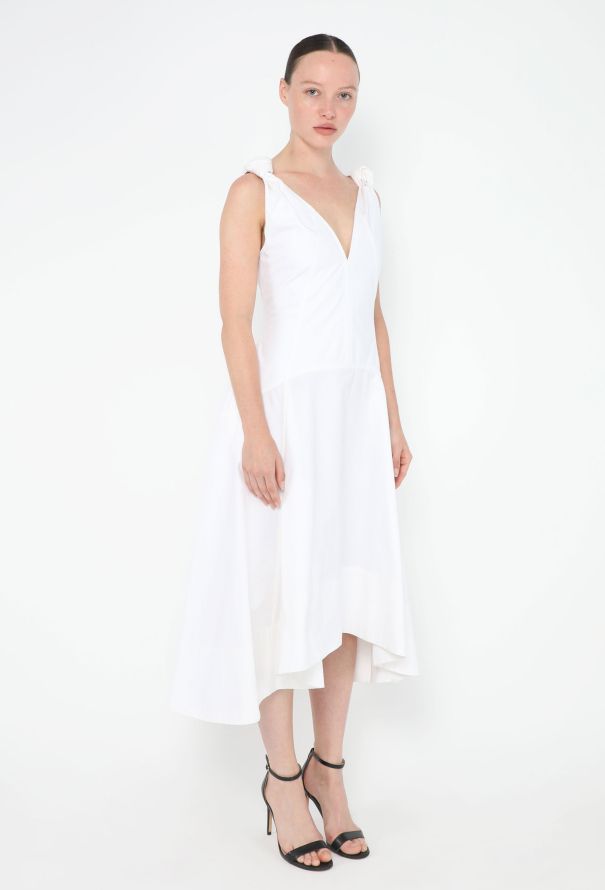 Bottega Veneta 2022 Asymmetrical Poplin Dress - 4 Bottega Veneta 2022 Asymmetrical Poplin Dress - 4