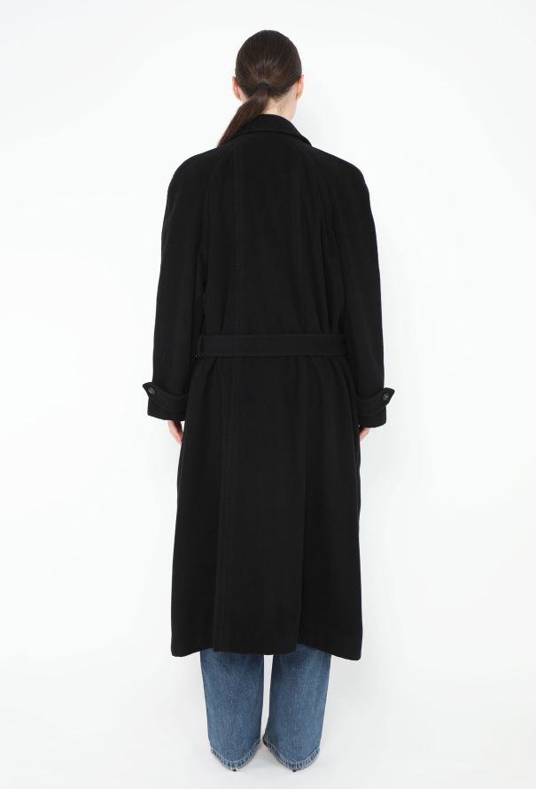 Chanel 1997 Belted Cashmere 'CC' Coat - 5