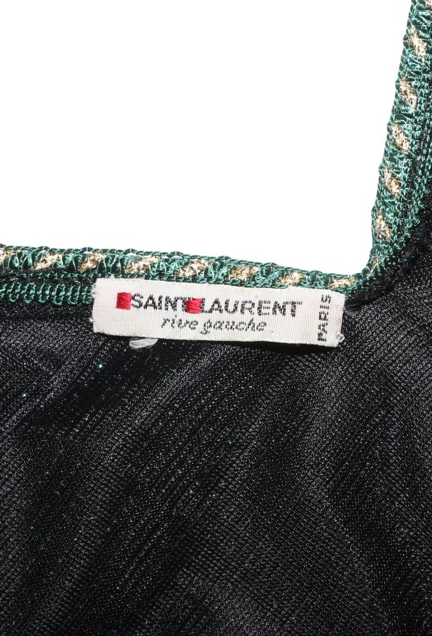 Saint Laurent Vintage Iridescent Lamé Jumpsuit - 5