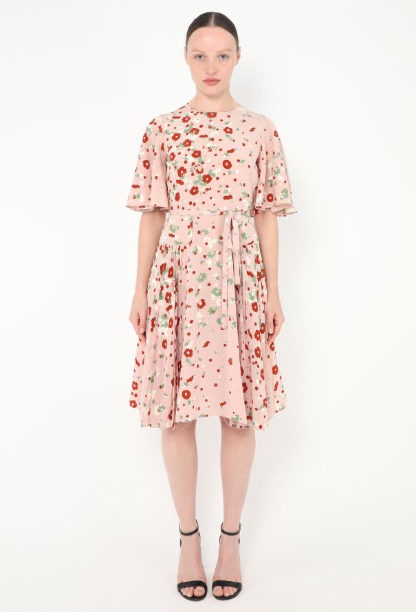 Valentino Pre-Fall 2017 Floral Belted Dress - 1