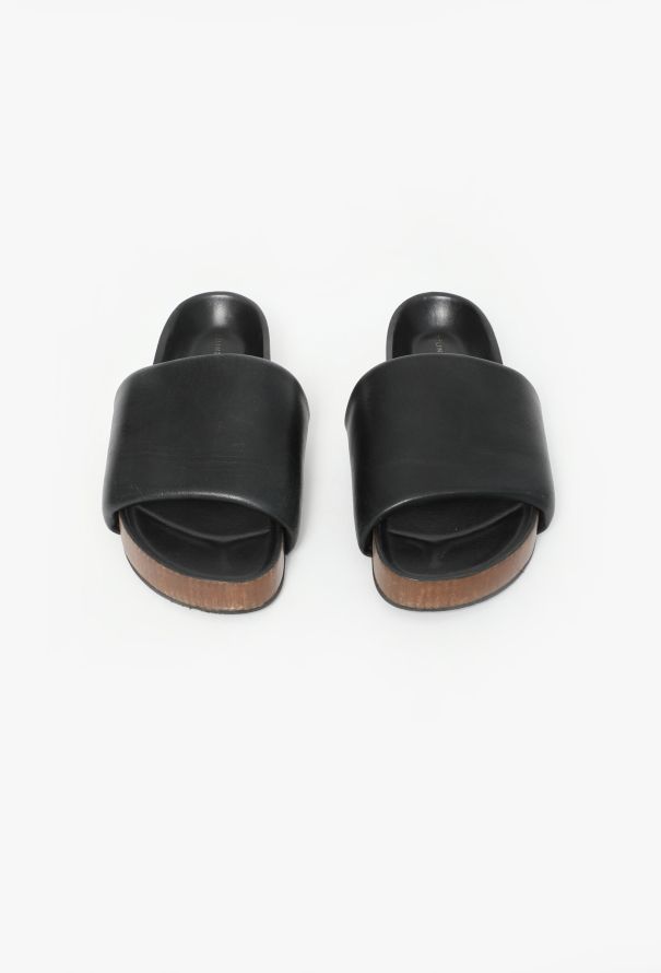 Céline 2014 Platform Wooden Slides - 2 Céline 2014 Platform Wooden Slides - 2