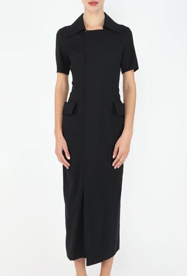 Yohji Yamamoto Tailored Twill Pocket Dress - 3