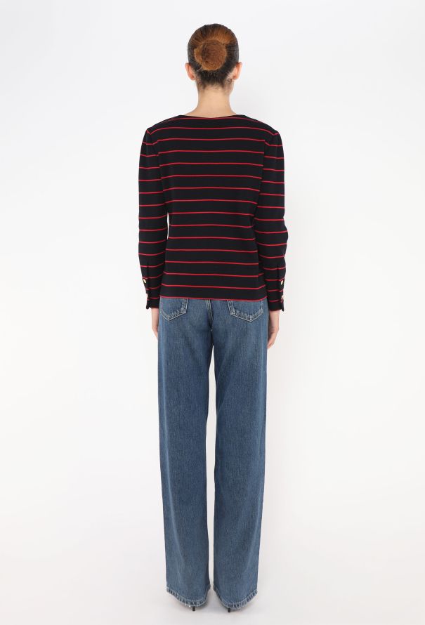 Chanel 1985 Marinière 'CC' Top - 3