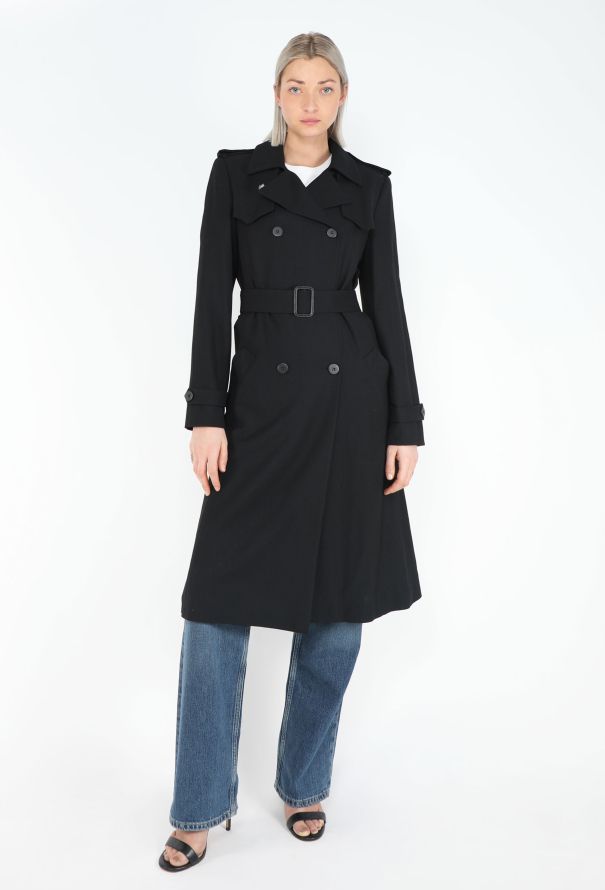 Balenciaga F/W 2000 Belted Trench Coat - 5