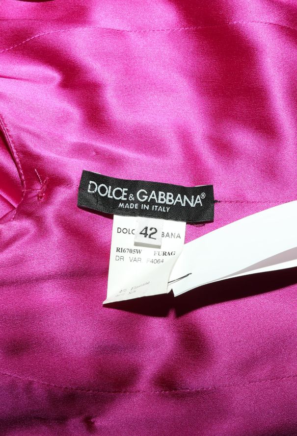 Dolce & Gabbana Late '90s Draped Charmeuse Gown - 6