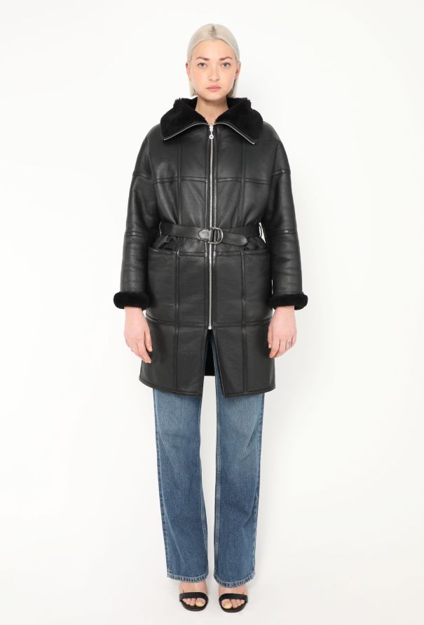 Hermès F/W 2021 Reversible Lambskin Shearling Coat - 1