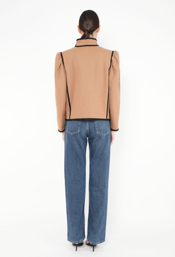 Saint Laurent Collector F/W 1982 Braided Toggle Jacket - 5