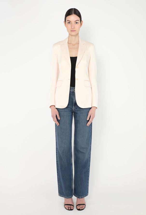 Loro Piana 2024 Tailored Silk Blazer - 3 Loro Piana 2024 Tailored Silk Blazer - 3