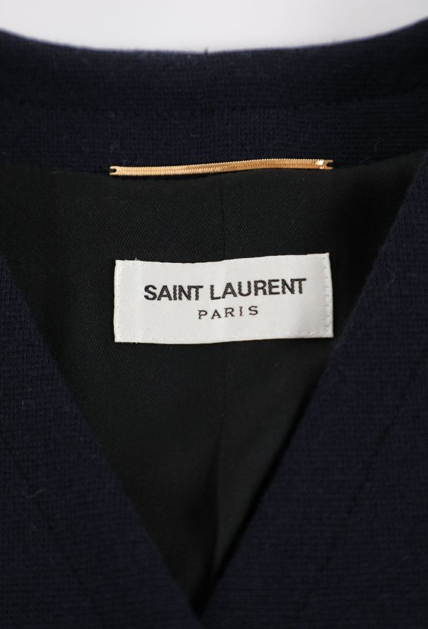 Saint Laurent 2021 Tailored Felted Wool Jacket - 7