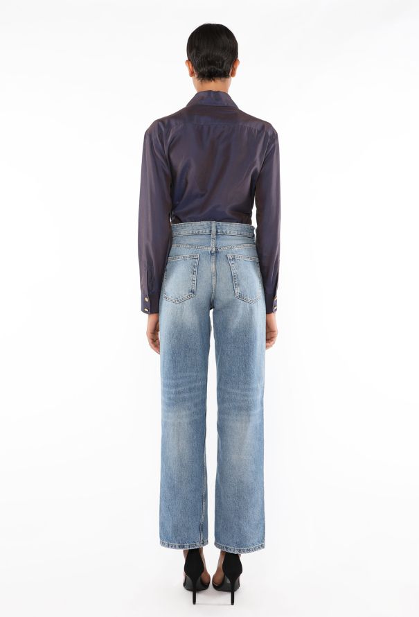 Chanel Vintage Silk Ruffled Blouse - 5