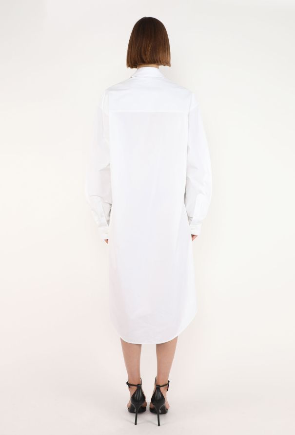 Balenciaga Garde-Robe Cotton Shirt Dress, 2022 - 4