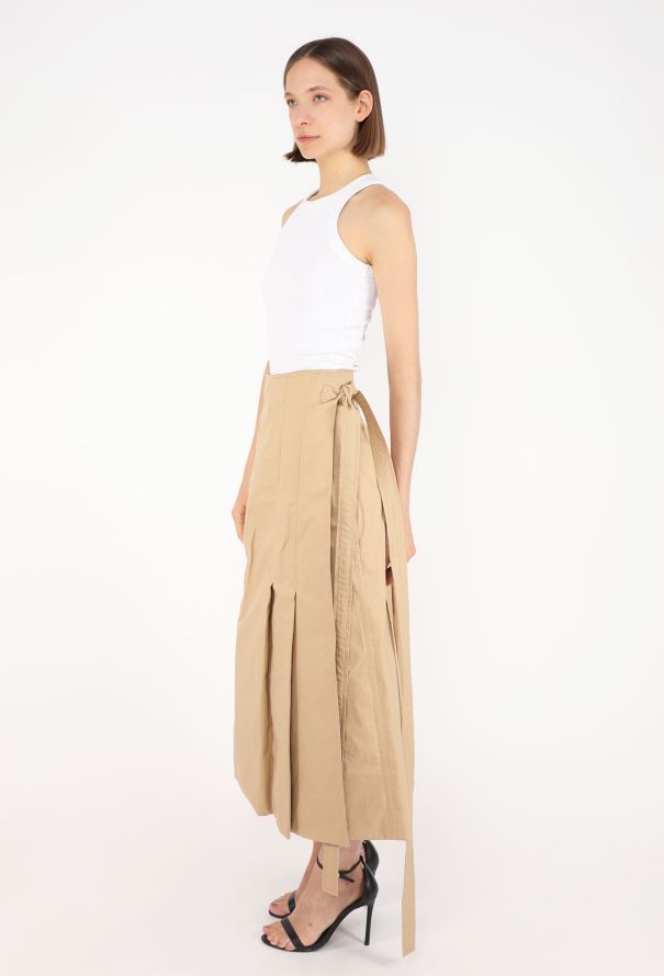 Céline Pleated Wrap Skirt, Pre-Fall 2017 - 1