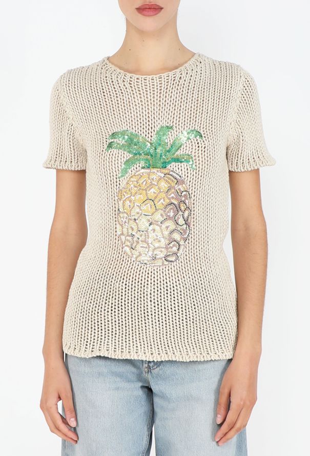 Chloé Pineapple Linen Top, 2001 - 1