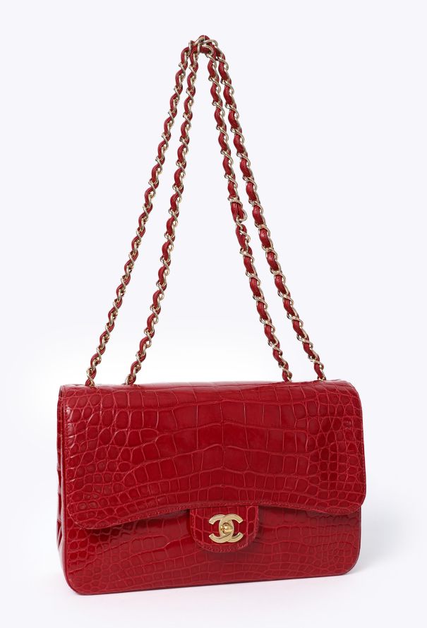 Chanel Jumbo Timeless Bag in Red Alligator – Bespoke Order - 3 Chanel Jumbo Timeless Bag in Red Alligator – Bespoke Order - 3