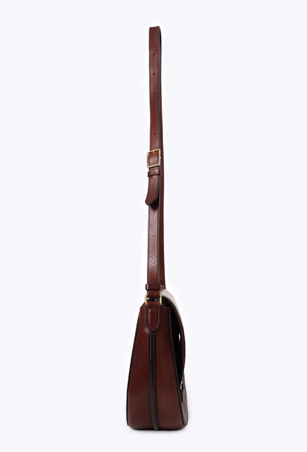 Céline Burgundy Medium Trotteur Crossbody Bag - 3