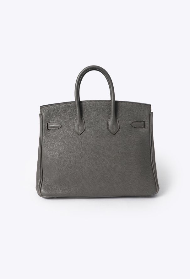 Hermès Gris Meyer Togo Birkin 25 - 5