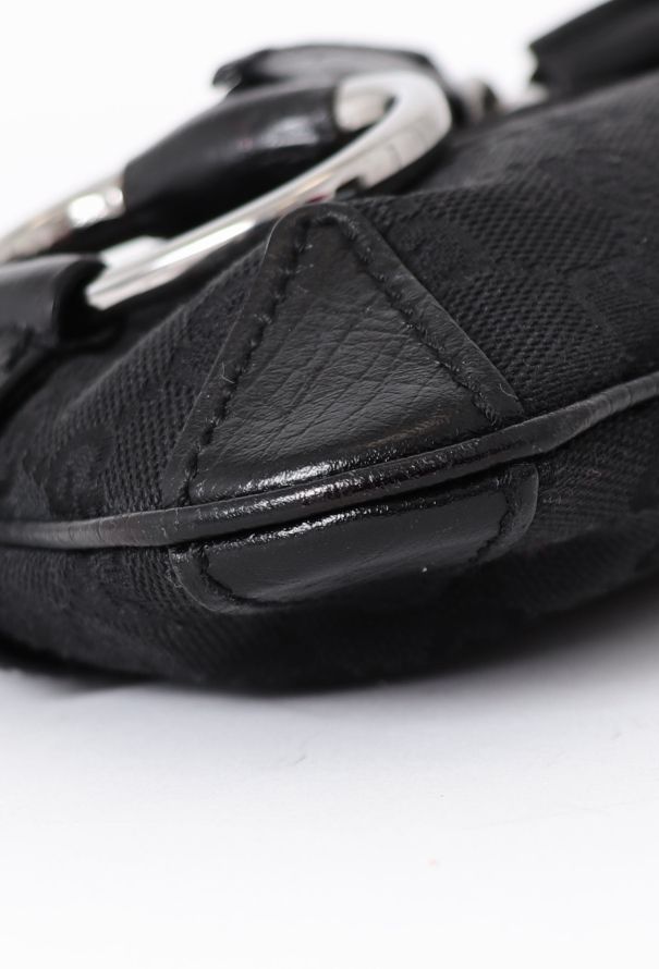 Gucci Black Horsebit Monogram Bag - 7 Gucci Black Horsebit Monogram Bag - 7