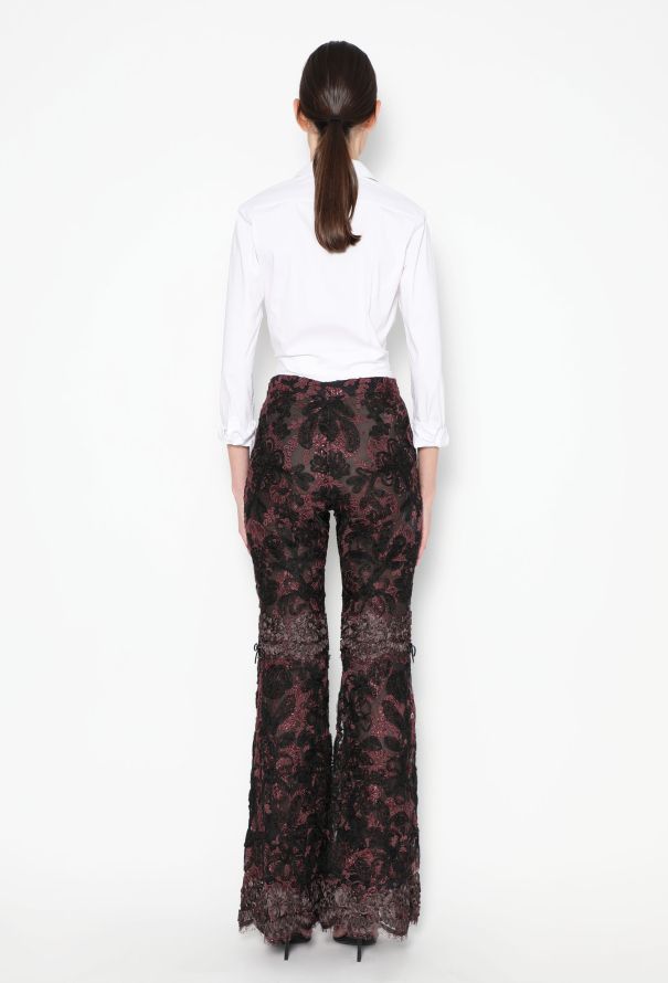 Gucci CAMPAIGN F/W 1999 Lace Palazzo Pants - 7 Gucci CAMPAIGN F/W 1999 Lace Palazzo Pants - 7