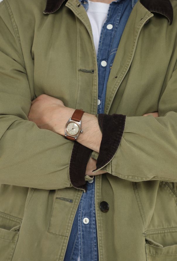 Rolex RARE 1950s Oyster Perpetual Bubble Back Watch - 4