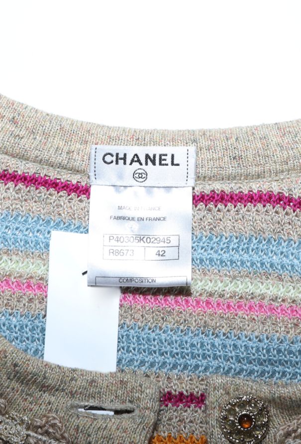Chanel Cropped Gripoix Cardigan, Resort 2011 - 8