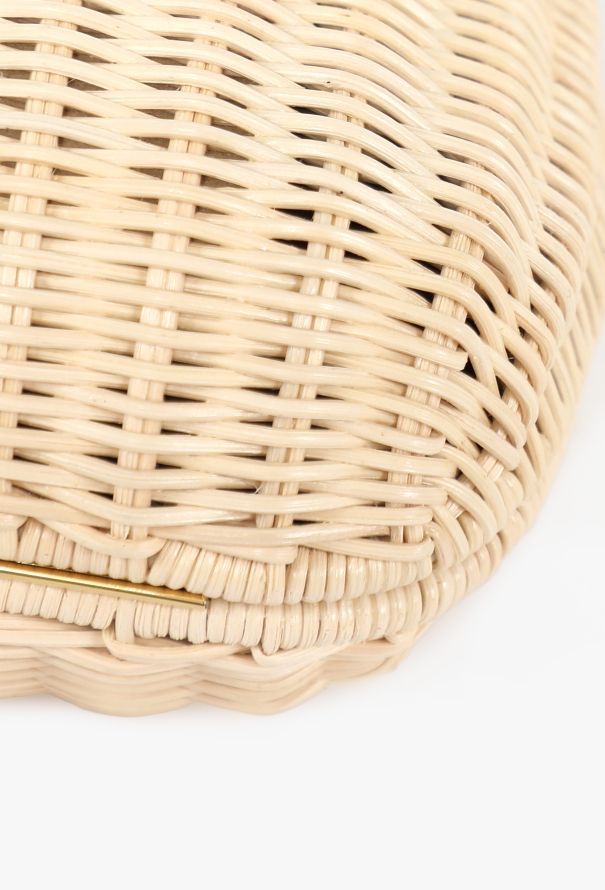 Bottega Veneta Knot Chain Rattan Crossbody Bag, 2024 - 9