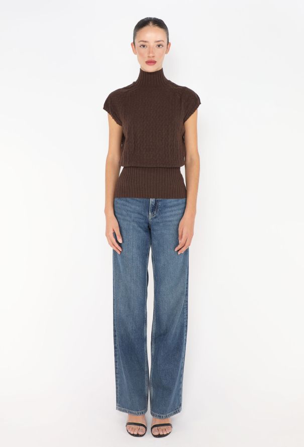 Hermès Textured Cashmere Knit Vest - 3 Hermès Textured Cashmere Knit Vest - 3