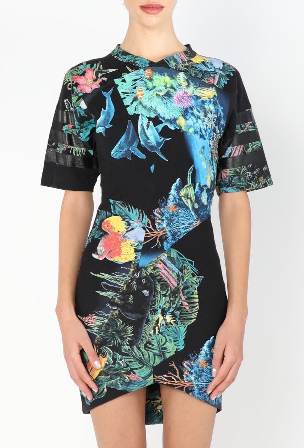 Balenciaga ICONIC S/S 2003 Scuba Print Dress - 2