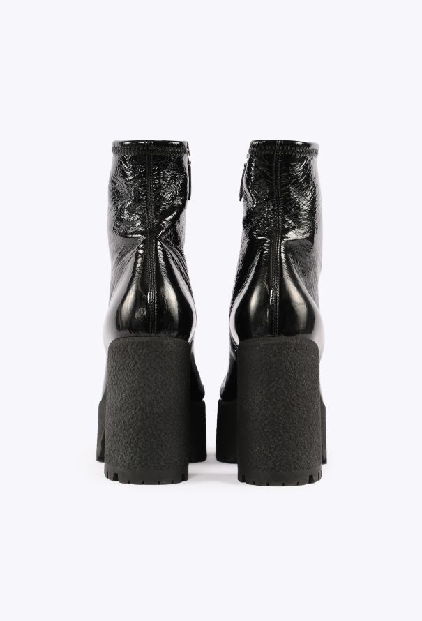 Miu Miu Patent Leather Platform Boots, 2021 - 4
