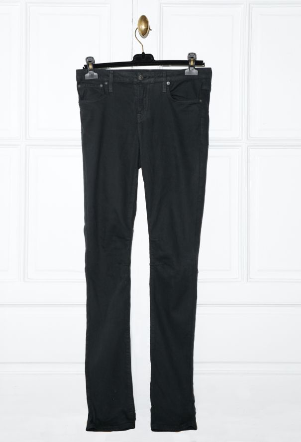Helmut Lang Slim Low-Rise Jeans - 1