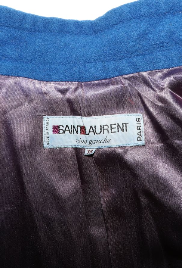 Saint Laurent 1985 Felted Cocoon Coat - 6