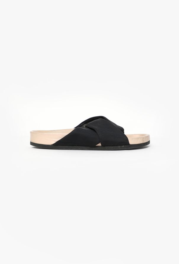 Céline 2014 Grosgrain Crossover Sandals - 1