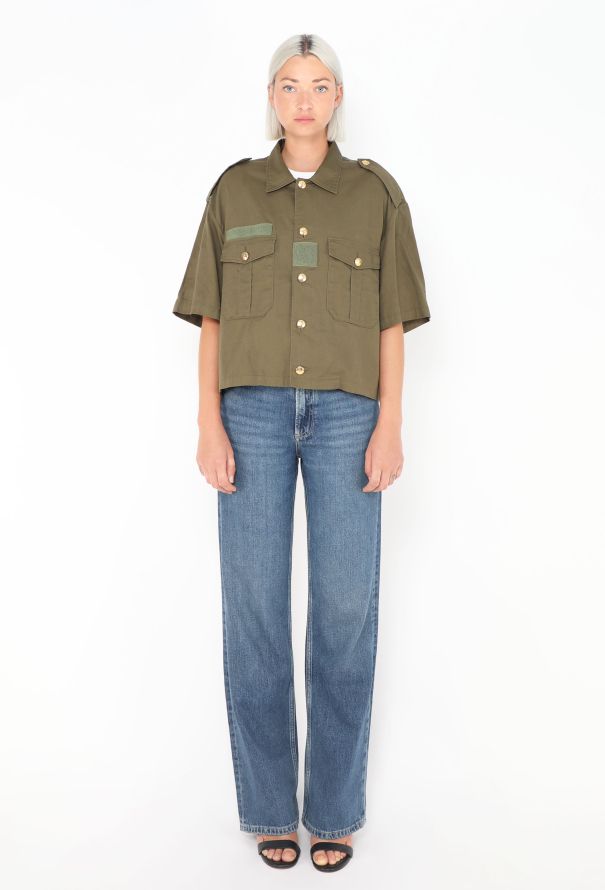 Céline 2021 Cotton Utility Overshirt - 3