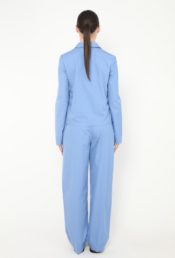 Miu Miu F/W 2024 Poplin Pajama Shirt - 4