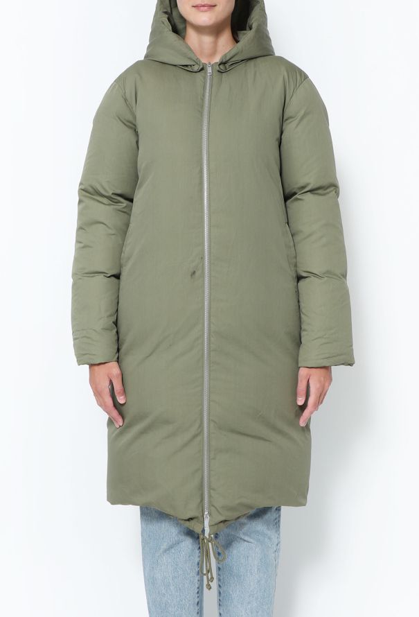 Céline Pre-Fall 2018 Oversized Down Parka Khaki green - 3