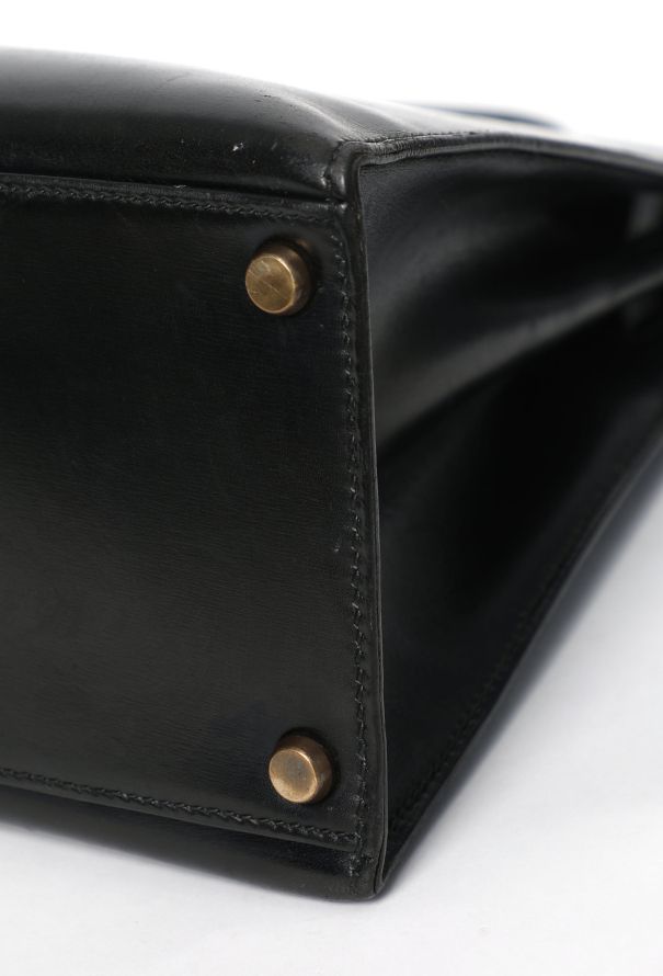 Hermès Vintage Black Box Kelly Sellier 32 - 11