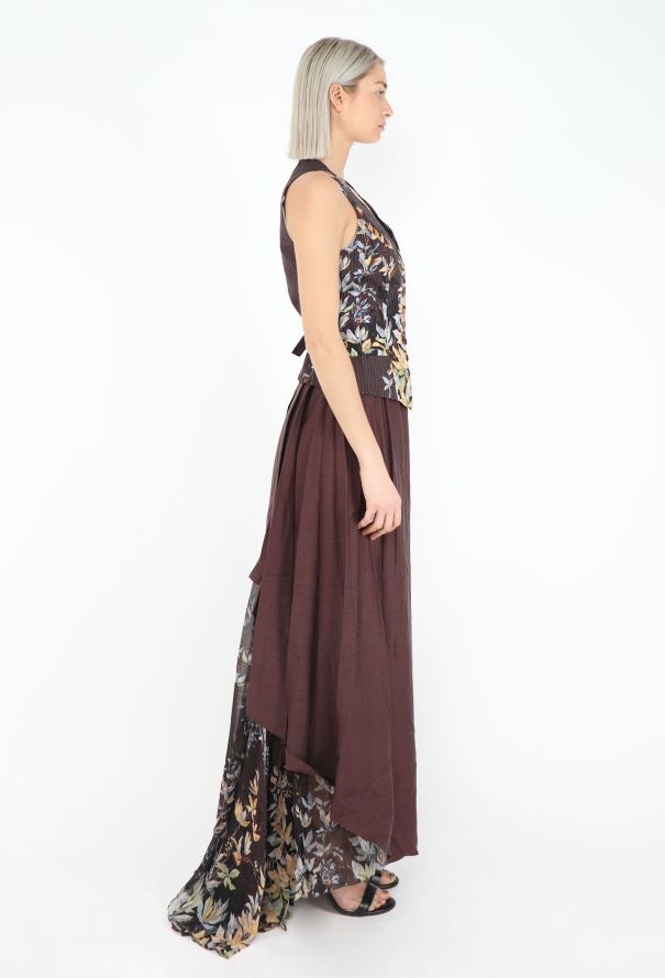 Chloé Spring 1998 Pinstripe Floral 4-Piece Ensemble - 3