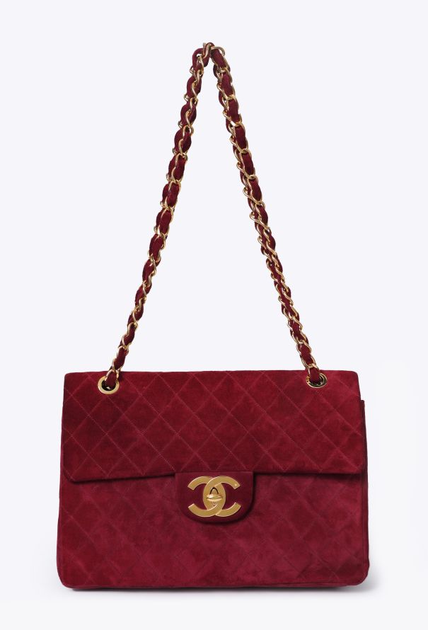 Chanel '90s Suede Maxi Timeless Bag - 1